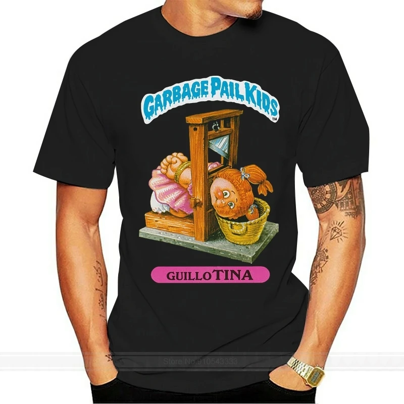 Garbage Pail Kids Shirt - GUILLOTINA - GPK 1980s NEW Tee T Shirts (S - 3XL) male brand teeshirt men summer cotton t shirt