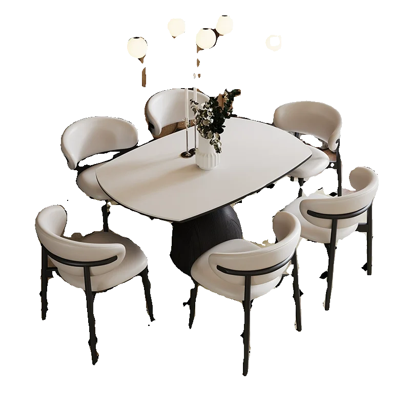 

Small household, modern simplicity and light luxury, solid wood folding retractable square, dual-purpose rice