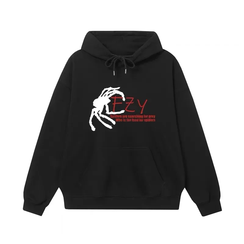 

DESIER CFZY High Street Spider Hoodie Sweatshirt Spring Autumn Unisex Couples Loose Top Streetwear Trendy Brand