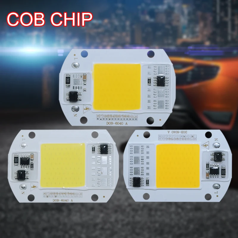 LED Chip COB Light Beads 110V 220V 20W 50W COB Chip  Light Chip For Flood Light Spotlight Lampada DIY Lighting