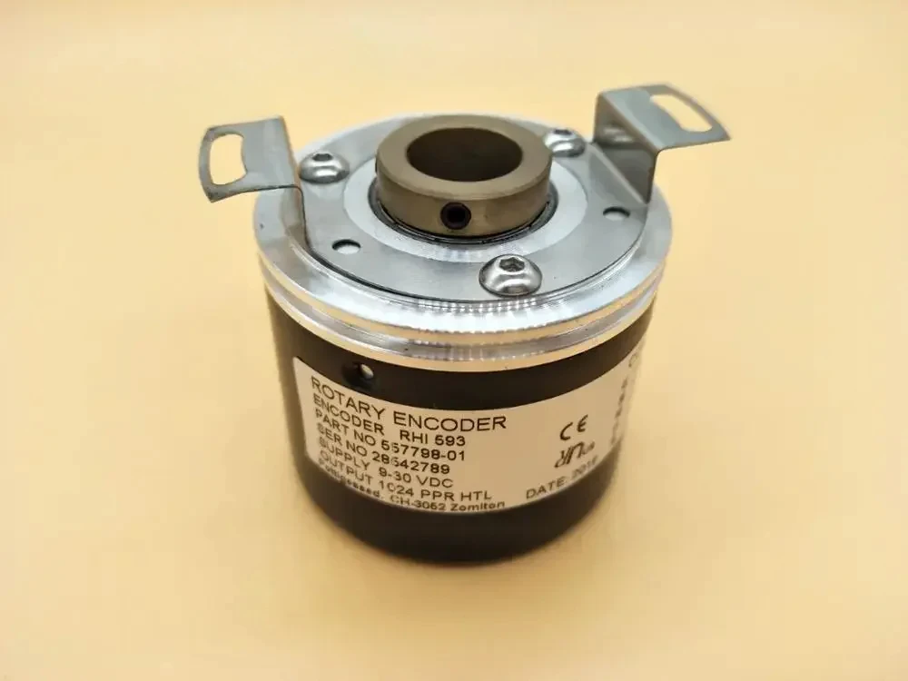 RHI 593-1024  PART NO 557798-01  Hollow Shaft Rotary Encoder