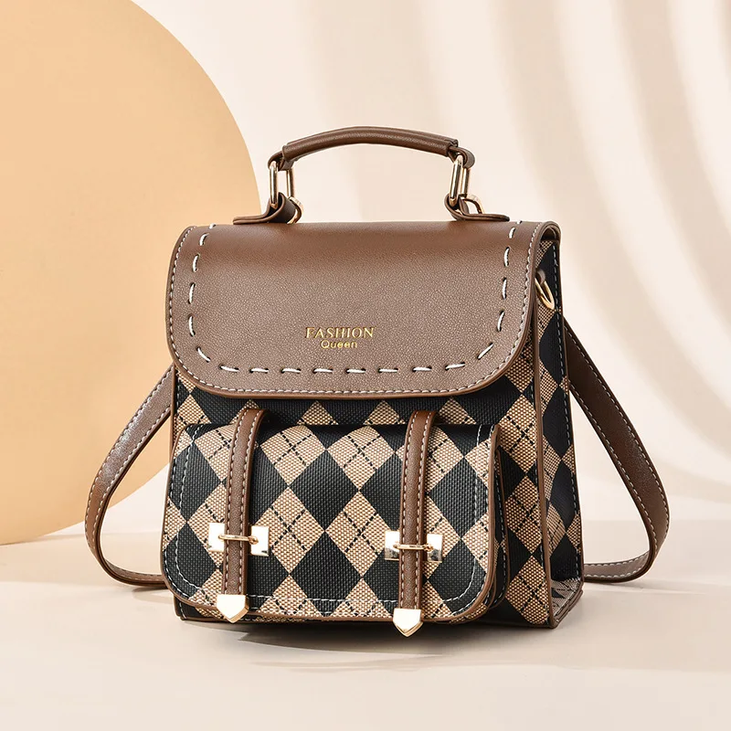 

New women bag Shoulder bags Fashion handbag for women 2026 Handbags leather Printed monogram single shoulder straddle bag