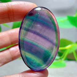 Rainbow Fluorite Palm Crystal Natural Stone Quartz Stone Minerals Home Decoration Reiki Craft Gifts Energy Healing Luck Love