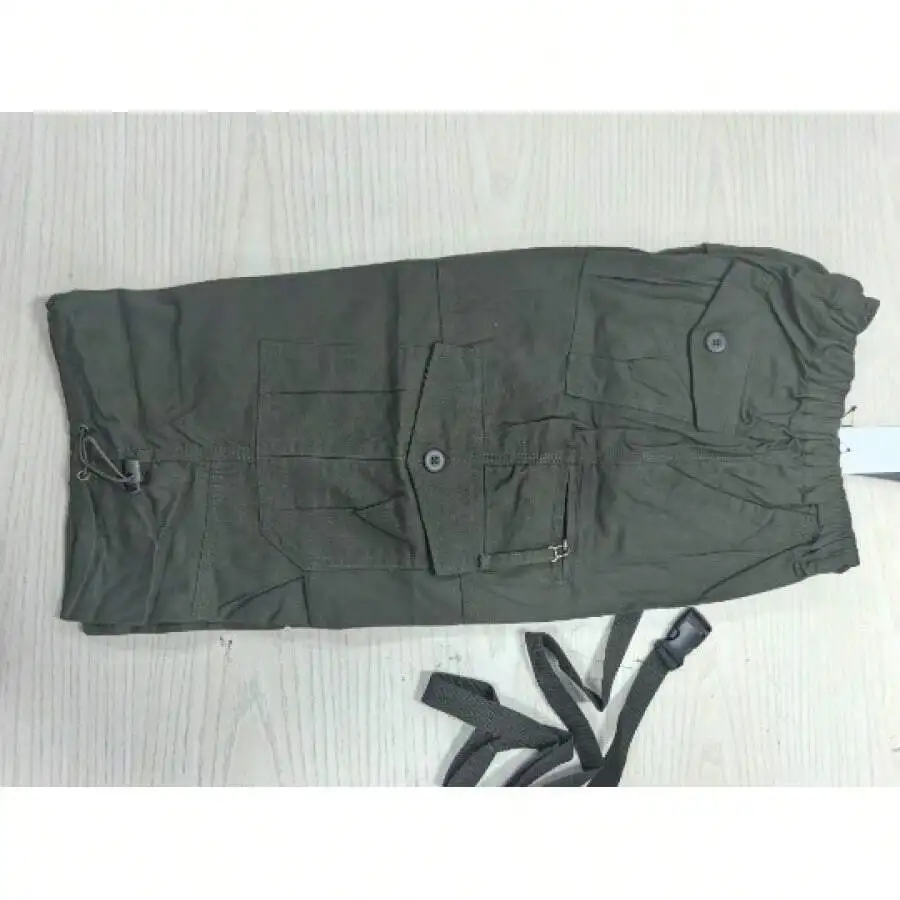 

Men's Workwear, Cropped Pants, Men's Multi Pocket Mid Length Shorts