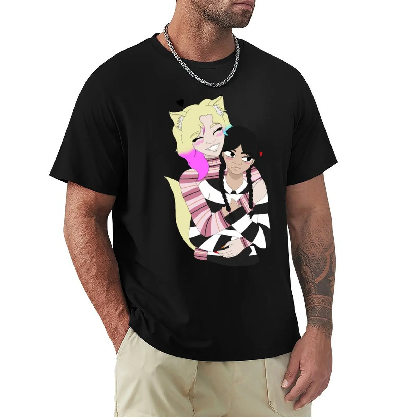Wenclair hug! T-Shirt animal prinfor boys shirts graphic tees men t shirts
