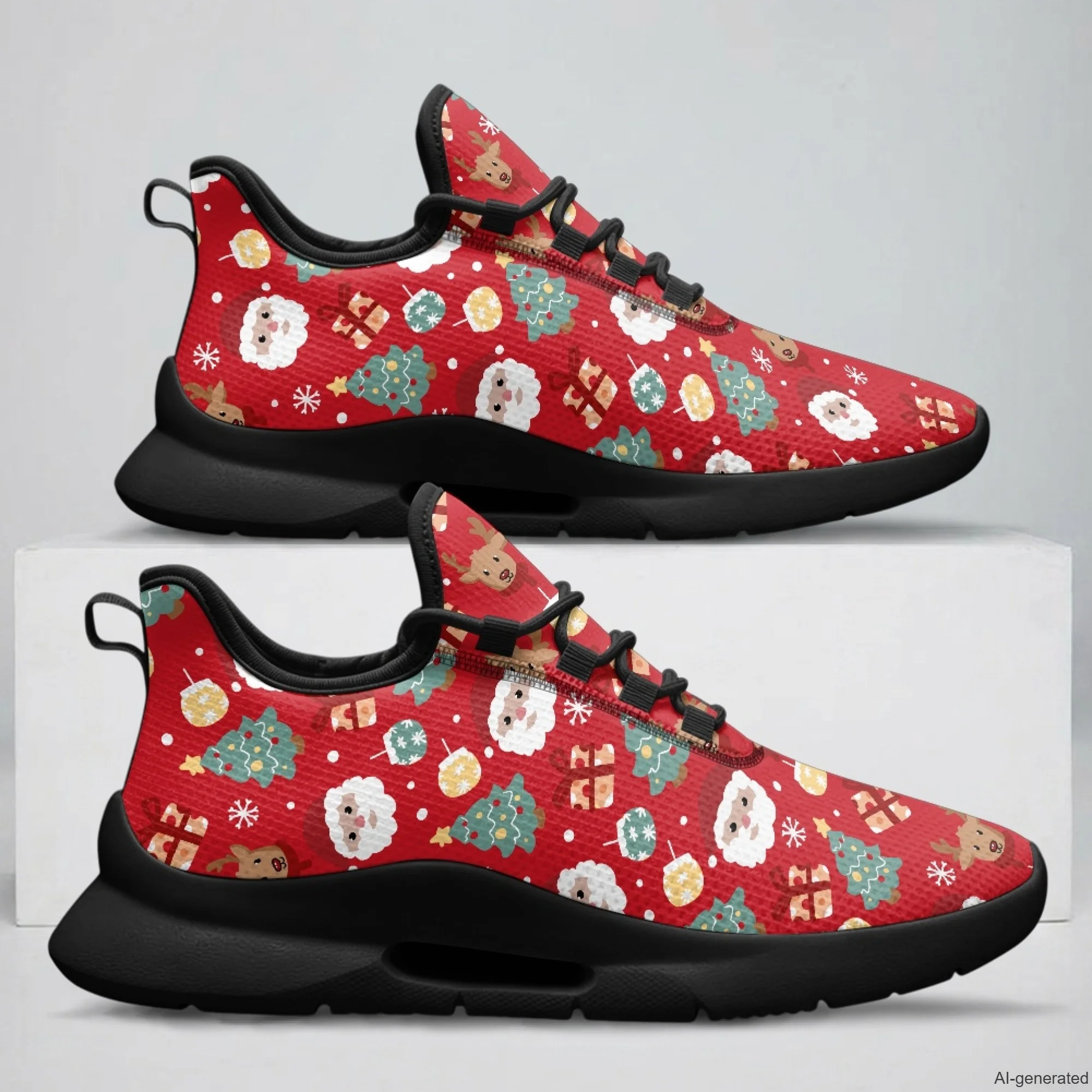 XIXIRIMIDO Tenis Feminino Lace-up Casual Shoes Nurse Sneakers Man Shoes Women's Sneakers and Casual Shoes Santa Claus 35-48