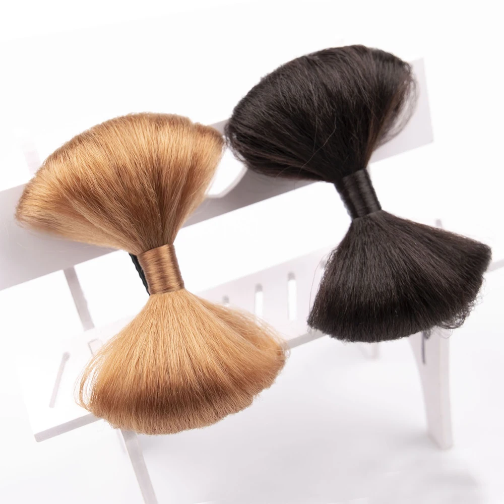 

Fluffy Synthetic Cute Hair Bun Artifact Black Brow Bow Ties Clip Accessories Hairband Chignon With Hairpins Styling Tools