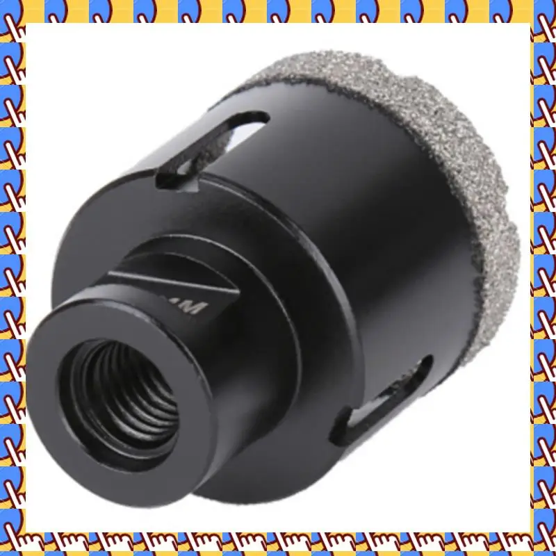 

A79I Diamond Drill Bit Tile Stone Drill Bit Tool 1 Piece Marble Granite M14 Cutting Machine Drill 55Mm Thread Brazing Hole Opene