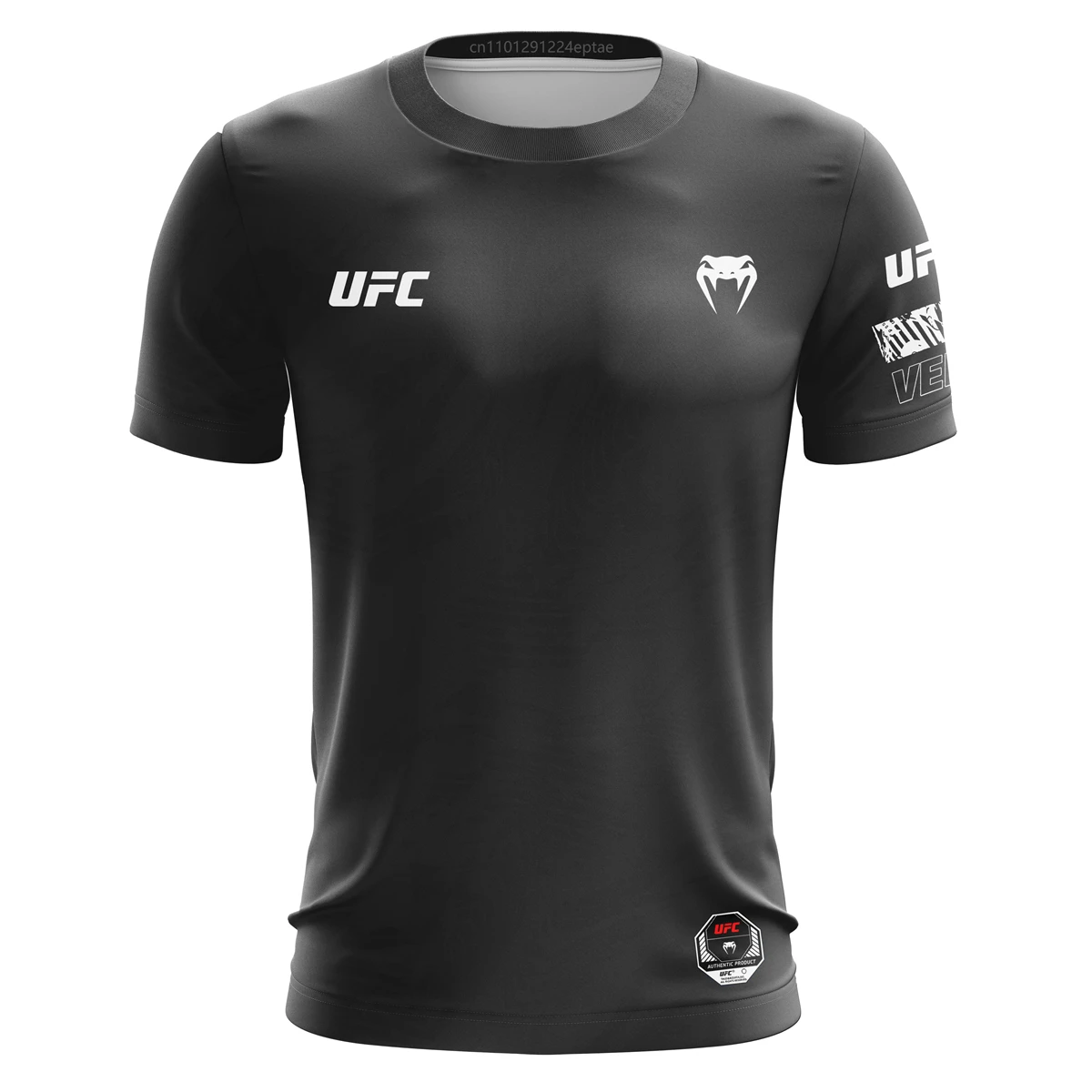 UFC Summer Breathable Combat Boxing Training Uniform MMA Fighting Men's T-shirt Short Sleeve Loose Top Casual Quick Drying Tees image 3