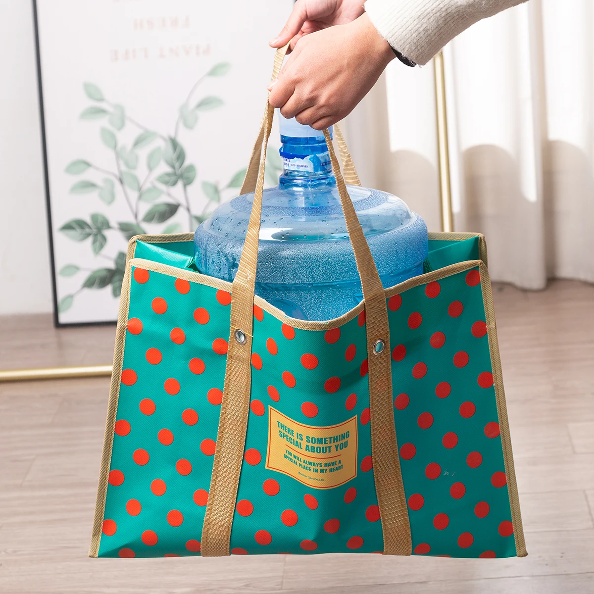 Übergroße Reisetasche, Umzugshaus, Aufbewahrungstasche, gewebt, große Reise-Steppdecke, Kleidung, wasserdichte Folie, große Kapazität, Versandtasche – Detail 13