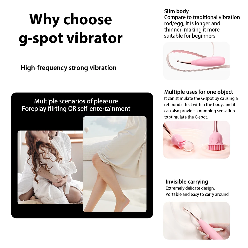 قوية عالية التردد G بقعة الهزاز الإناث للنساء البظر محفز جهاز تدليك للمهبل الحلمة الاستمناء الجنس لعب الكبار #5