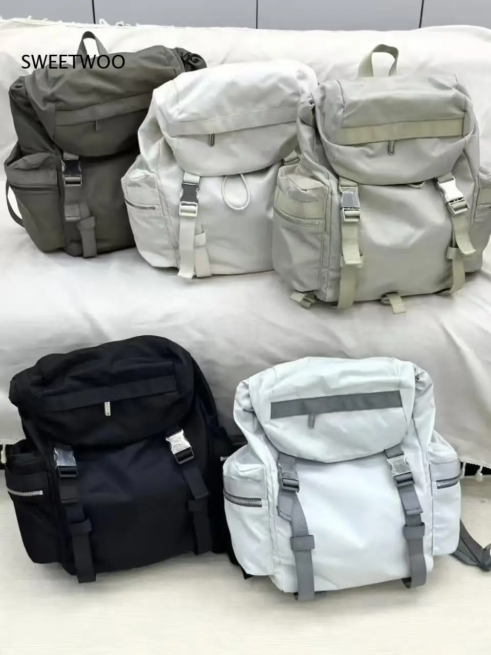 14l-フラップクロージャー-メタルバックル-バックパック-メンズ-レディース-多ポケット-カジュアル-アウトドア-旅行-学校-リュックサック-5色