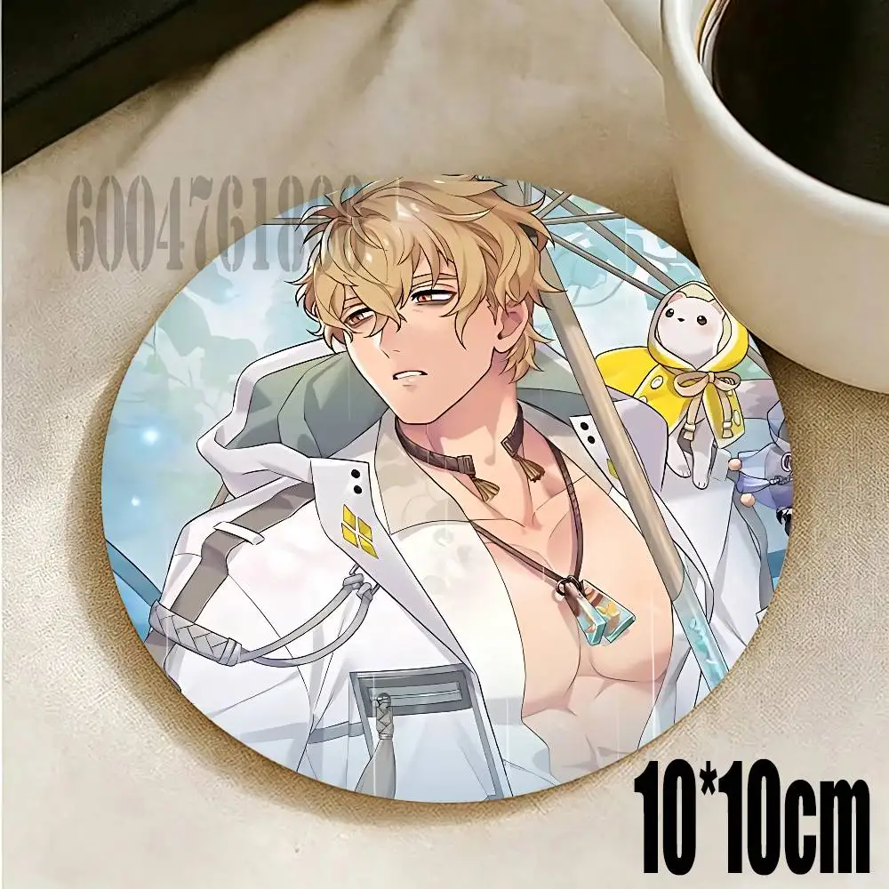 Q-Quincy Nu Wooden Cup Mat Cappuccino Vodka Juice Water Coaster for Flower Shop 3