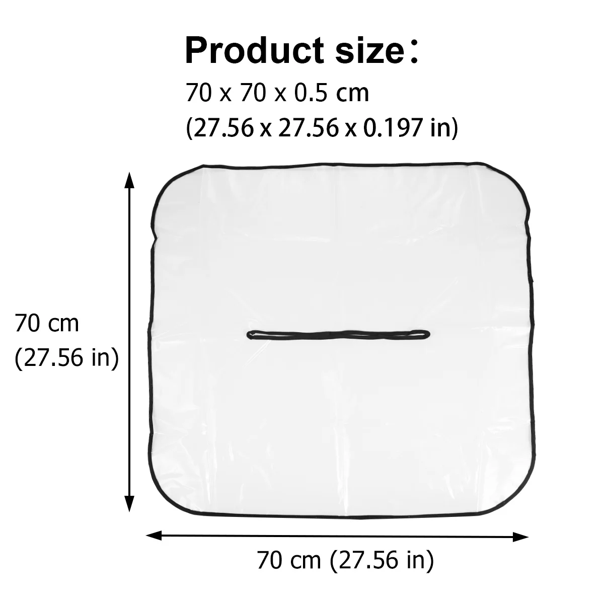 

1Pcs Handbag Rain Cover Transparent Durable Reinforced Waterproof Outdoor Travel Climbing Riding Cover Portable Lightweight