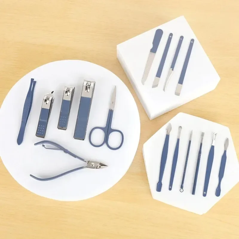 Nagelknipser-Set, Matcha-Grün, 16-teilig, Beauty Nail Art Tool Clipper, Nageltrimmer, Pediküre, Messer, Nagelknipser-Set