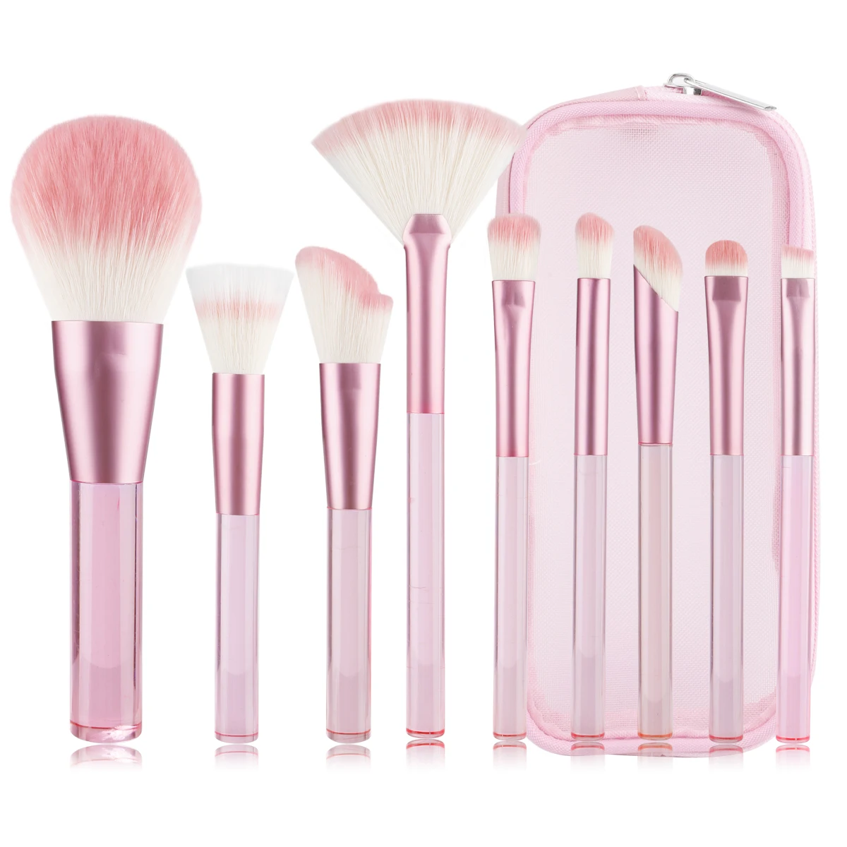 Huda Beauty Makeup Brush Set - 9pcs Makeup Brushes Set Super Soft
