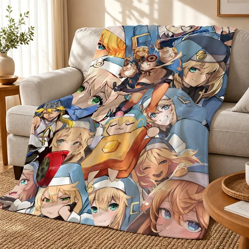 Guilty Gear Throw 240g flannel blanket, suitable for sofas, beds, offices, exquisite gift blankets