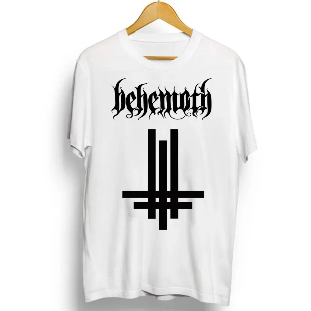 

Black Metal Behemoth Printed O Neck Short Sleeve Tees Tops T Shirt Man Streetwear 2024 Men Clothing Summer T-shirts