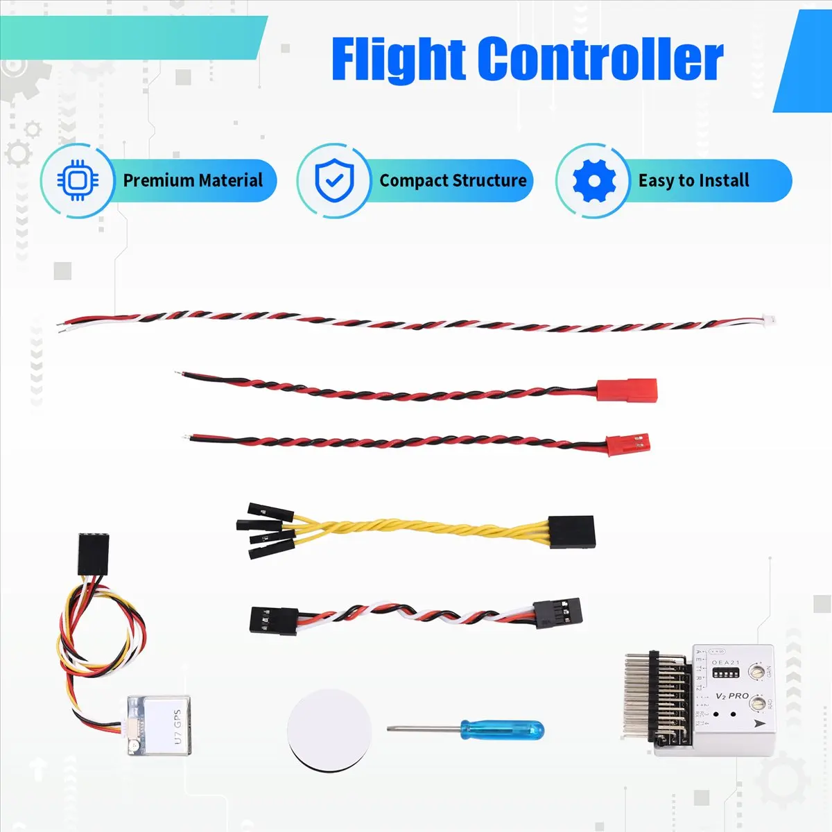 Untuk Sparrow 2 Pro Fixed Wing Flight Control Model Digital OSD RC Drone Mendukung O3 Air Unit Nebula [Life diary]