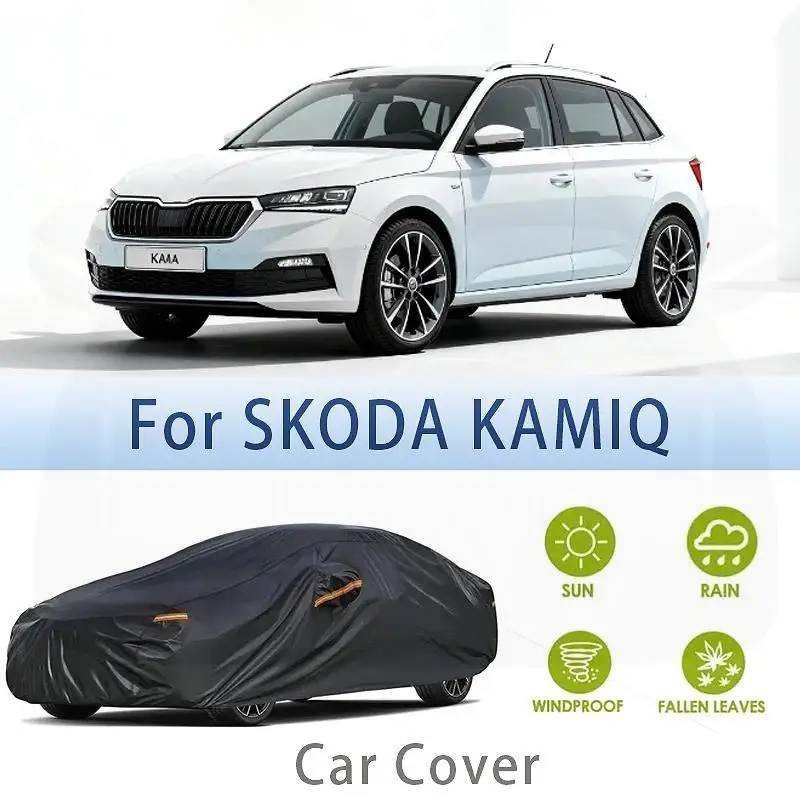 

For Full Waterproof Dustproof Exterior Accessories for SKODA KAMIQ Outdoor Protection Snow Cover Sunshade Car Covers