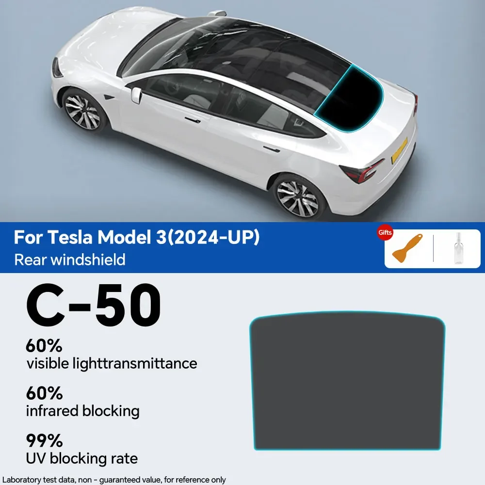 Voor Tesla Model 3 Up Voorgesneden Autoruit Privacy Tint Film Zonne-Uv-Beschermer Spiegelfilms Zomer Accessoires Voorruit Stickers