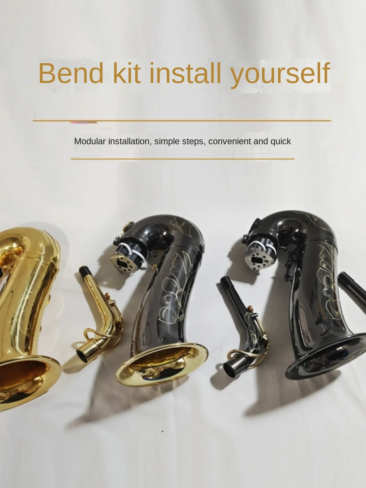 Modified elbow Yamaha yds150yds120 kit alto saxophone pure copper elbow neck bend new original