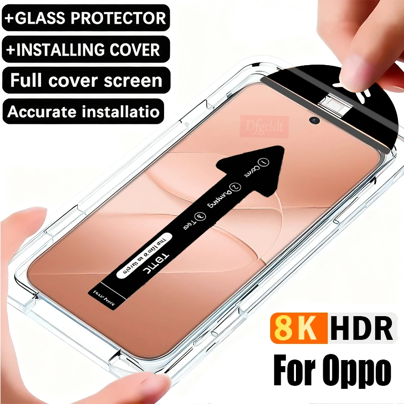8K Auto Installation Dust Free Screen Protector for Oppo Find X10 Pro Max X10 E X9 Ultra X9s Pro Tempered Glass Protective Film