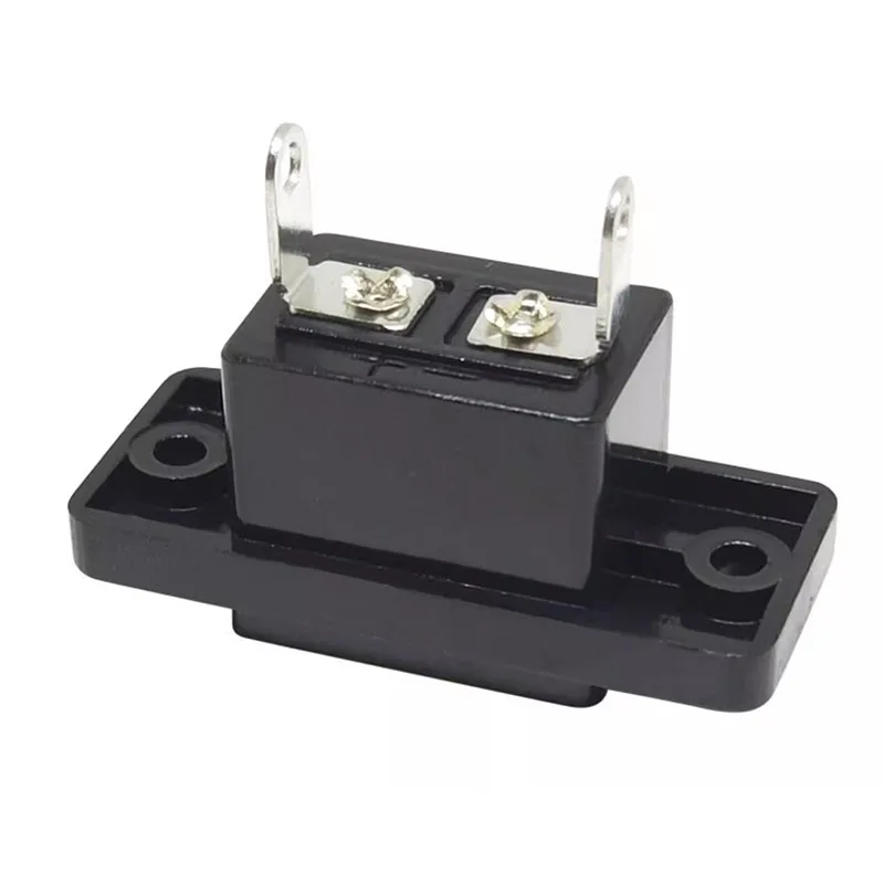 AC power socket B-font 2-pin adapter female socket Anti-reverse plug DC car refrigerator square charging female head