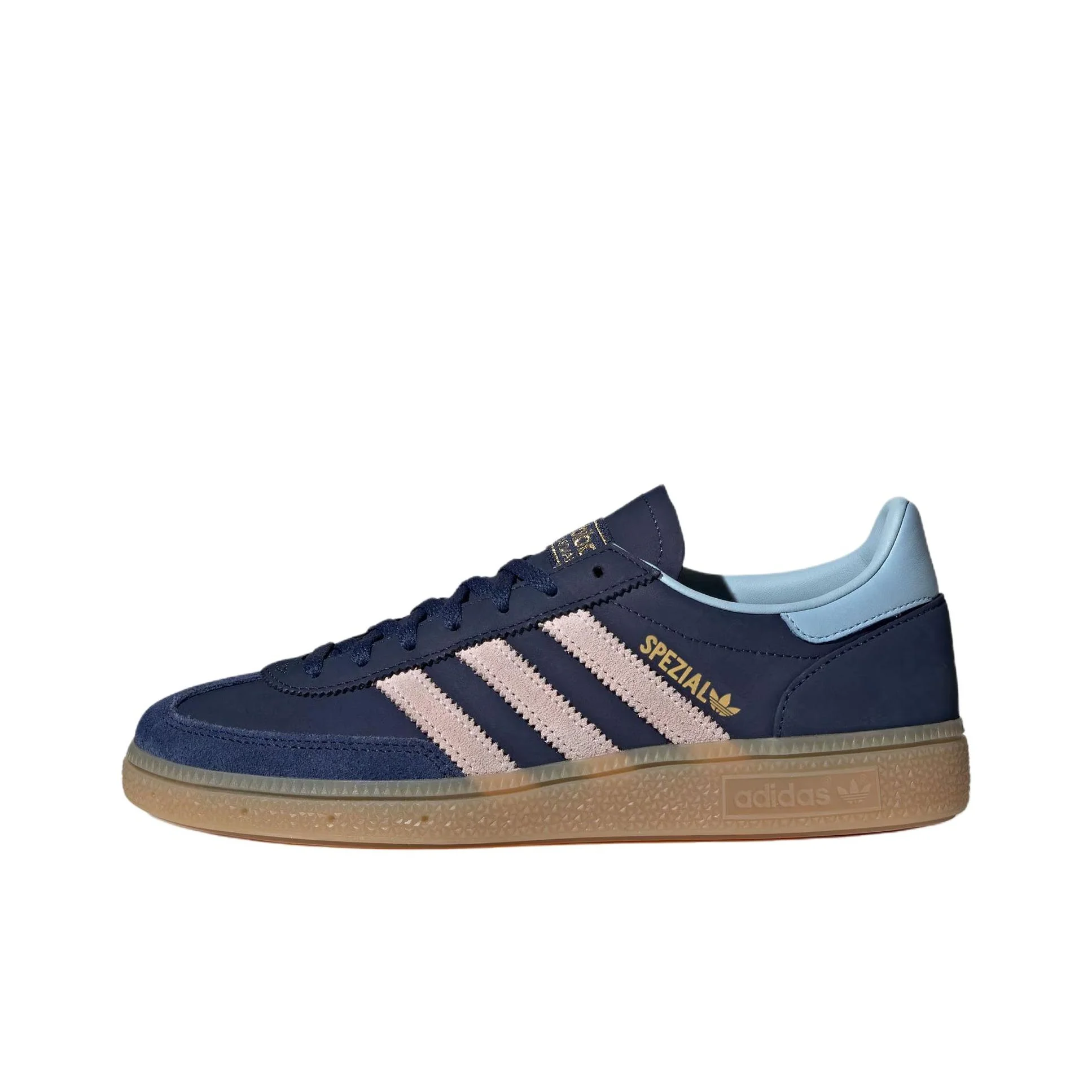 Adidas Originals HANDBALL SPEZIAL Leather Low top German Army Trainers Women's Dark Blue JR0851