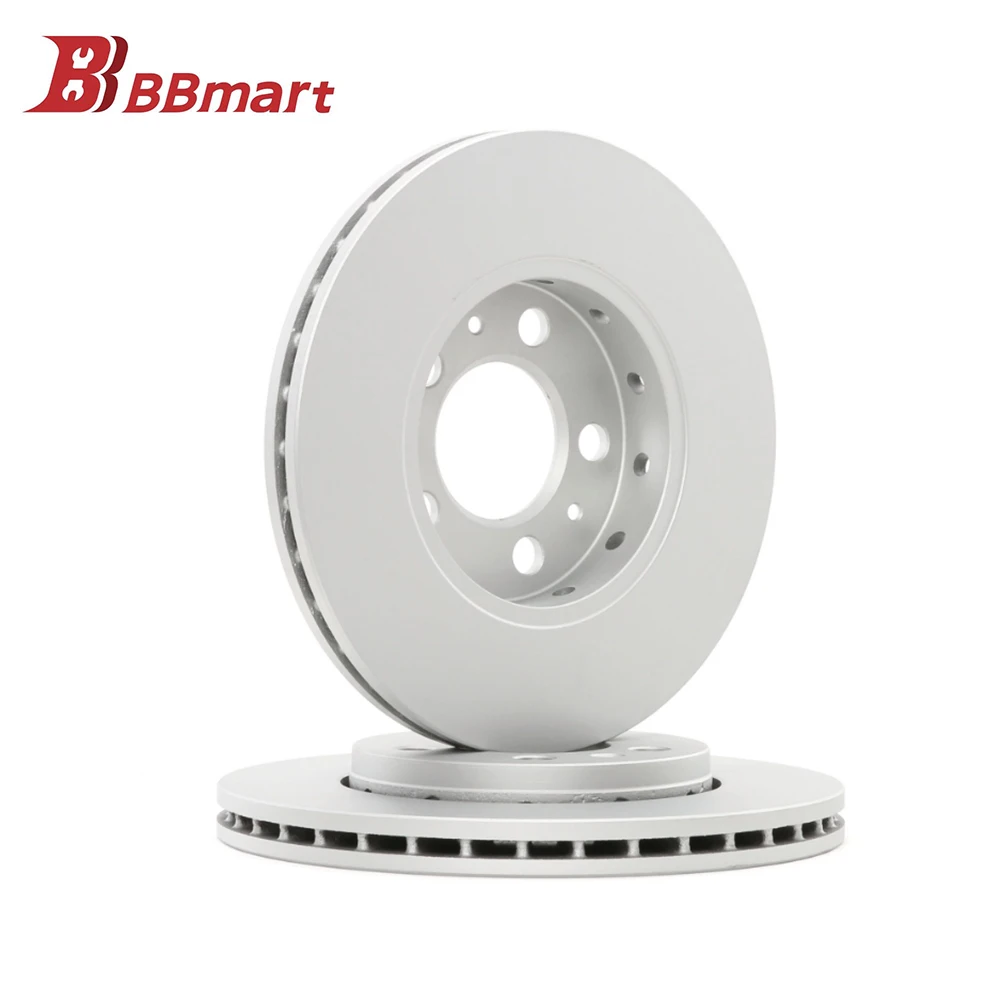 6R0615301C BBmart Auto Parts 1pair Front Brake Disc For Skoda Fabia Rapid VW Polo SEAT Cordoba Leon Toledo Ibiza Car Accessories