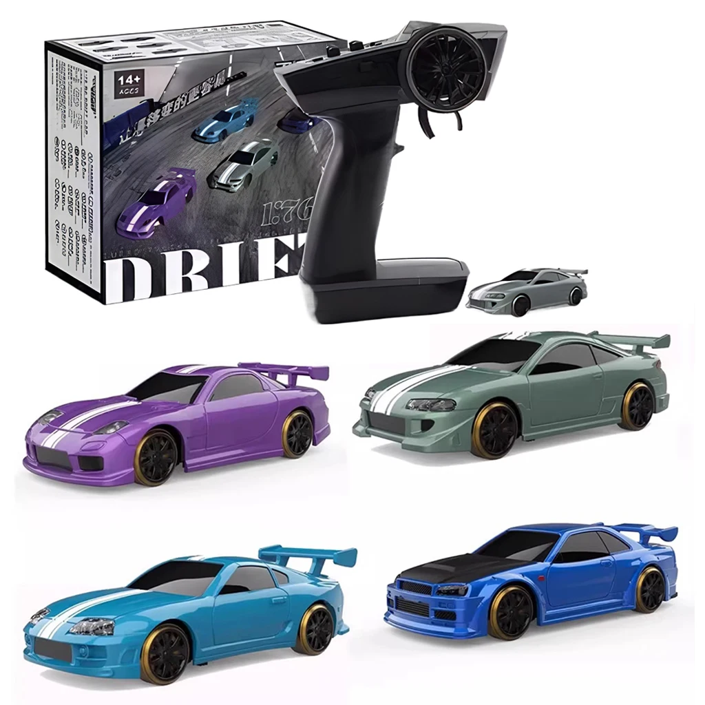 

1/78 TURBO RACING MINI RC Car C61 C62 C63 Электрический дрифтовый автомобиль с гироскопическим радиоприводом на заднем колесе Настольная модель автомобиля с дистанционным управлением