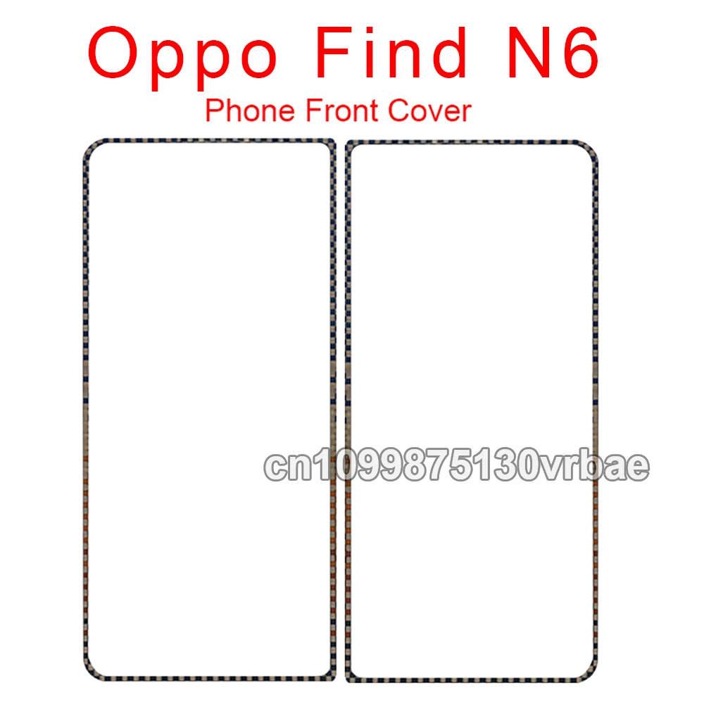 

For oppo find n6 Phone Case Front Cover Frame 600D Aramid Carbon Fiber 1500D Frame Hard Shell Front Cover