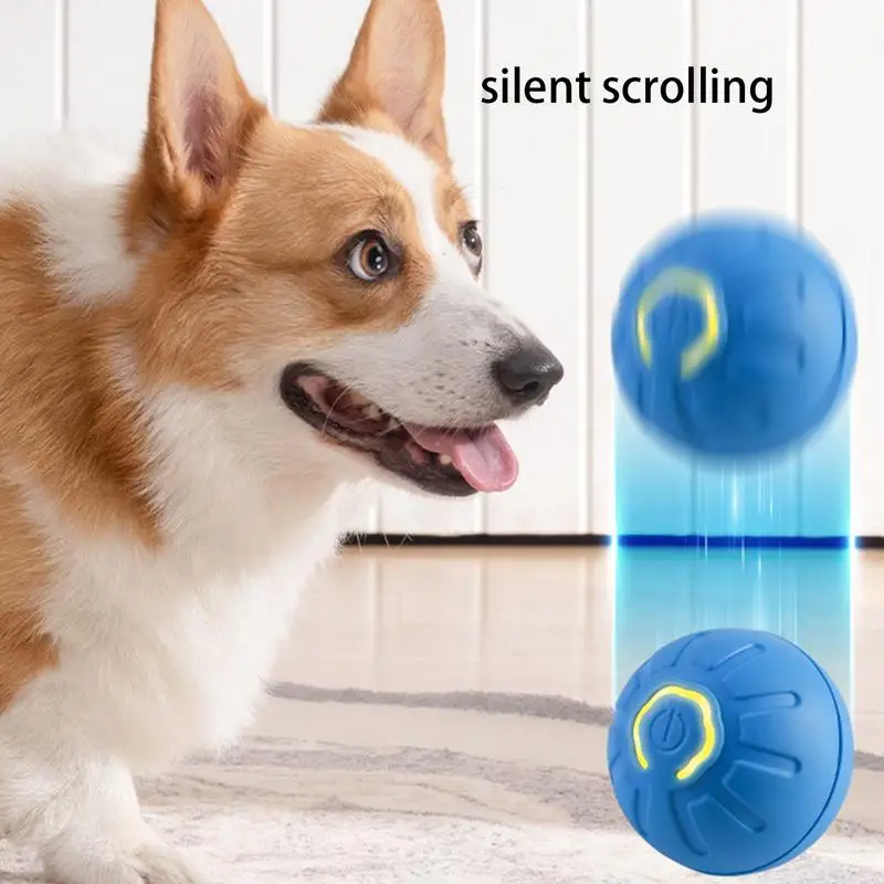 Smart Dog Ball Self Rolling Electric Ball Toy USB Charging Interactive Pet Exercise Ball  For Kittens Puppies And Cats