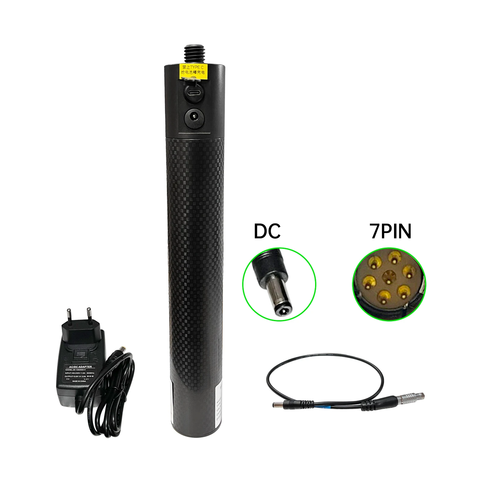 

5 pin 7pin External battery 10000mAh BL10000 GPS Power Pole Battery for Topcon for trimble South CHC Hi-target GPS RTK Battery
