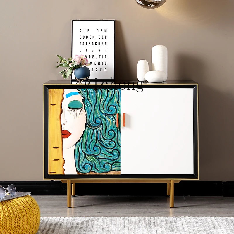 

TWR Entryway Cabinet Living Room Home Partition Cabinet Large Capacity Decorative Cabinet