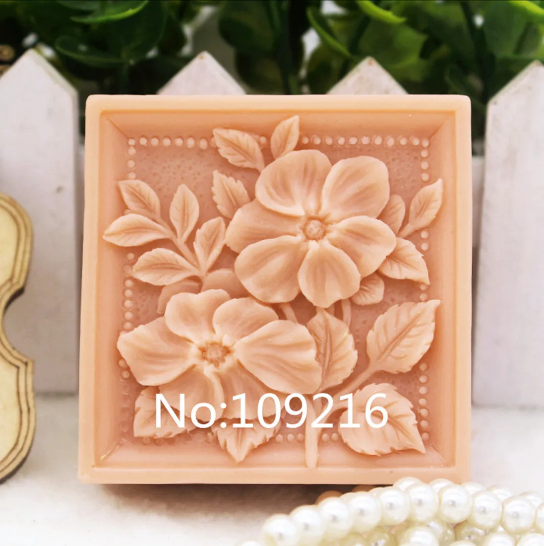1pcs Six Petal Flower (zx138) Silicone Handmade Soap Mold Crafts DIY Mould