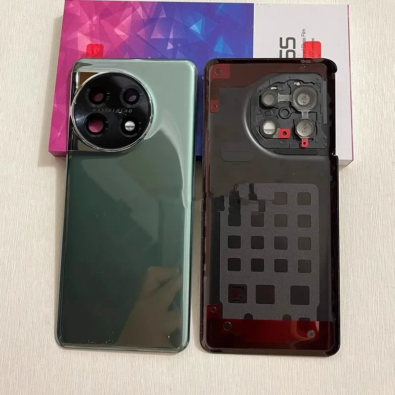 Obudowa Oneplus 11 do Oneplus 11 One Plus 6.7" Szklana Klapka Baterii Tylna Pokrywa Naprawa Wymiana Obudowa Telefonu Tylna Obudowa + Osłona Obiektywu Aparatu — zdjęcie produktu 5