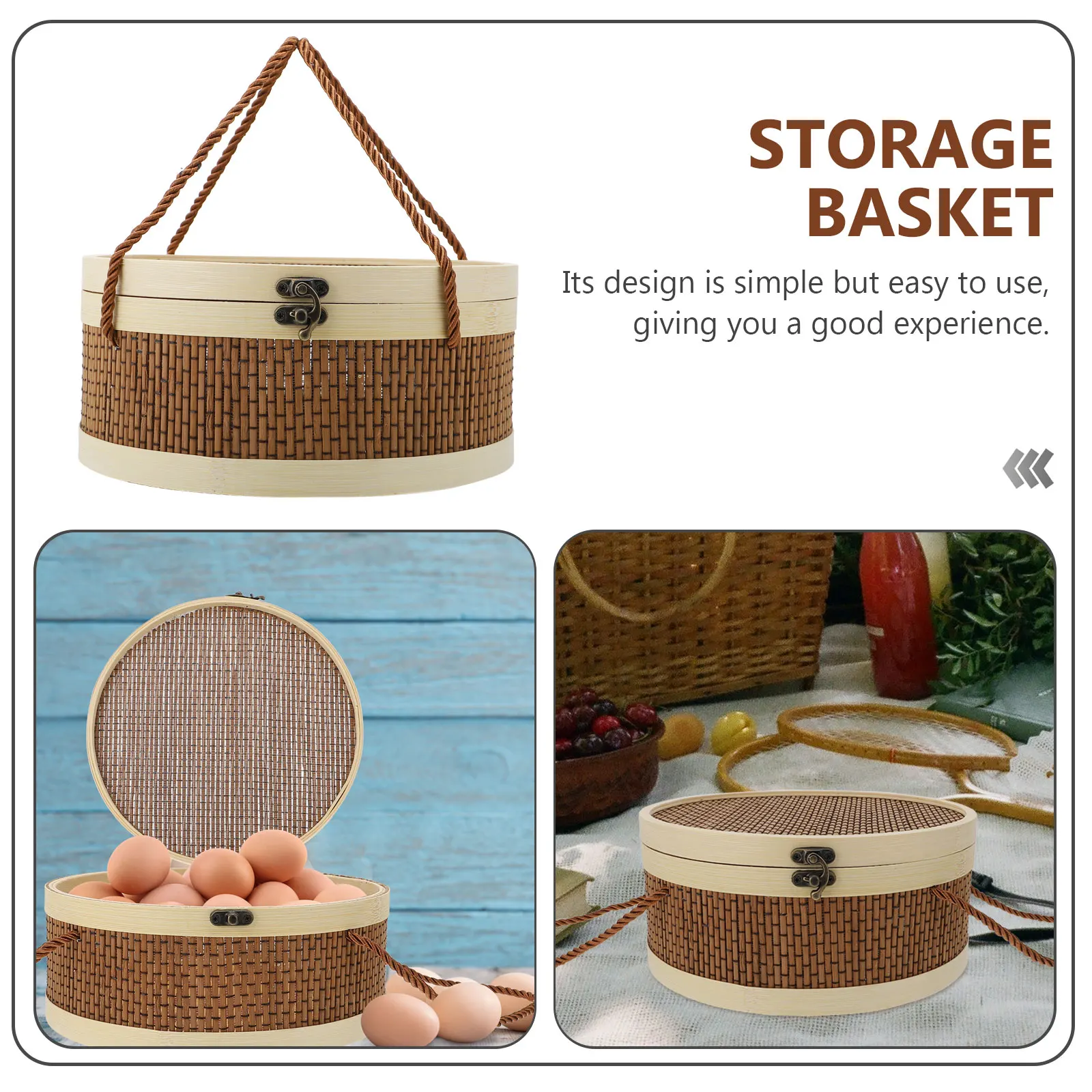1Pcs Bamboo Gift Ba… - image
