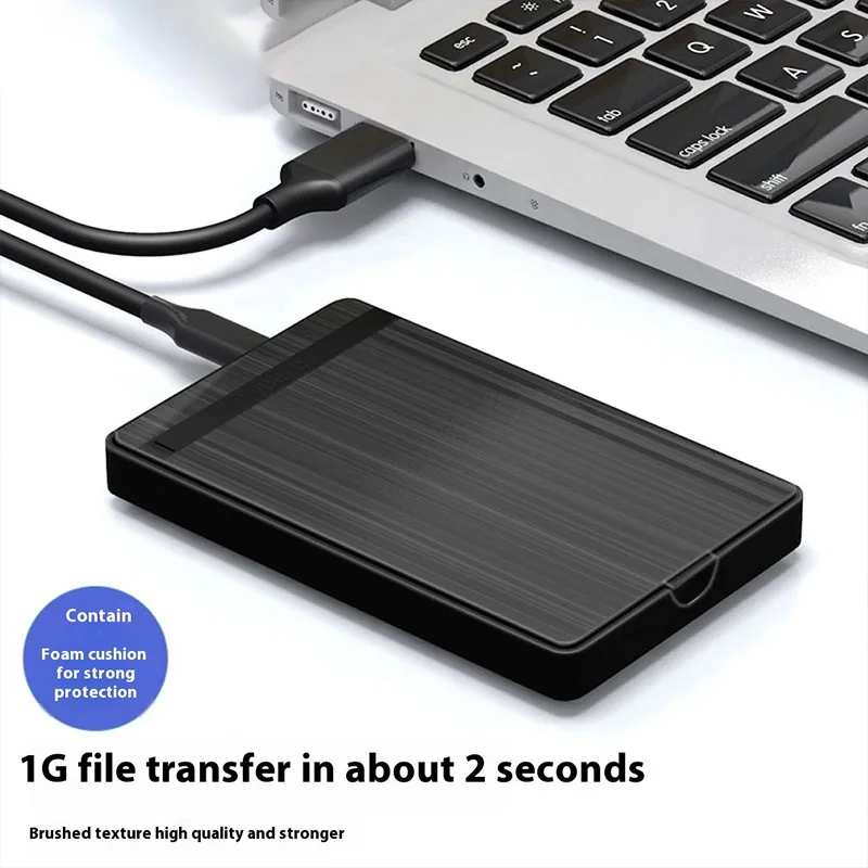 Coolcirc SATA to USB3.0/Typec HDD Enclosure Mobile Hard Drive Cases for SSD External Storage HDD Box With USB3.0/2.0 Cable ABS