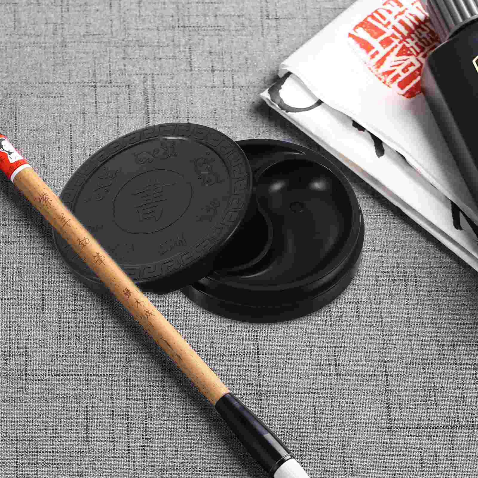 Inkstone Traditional Inkslab Painting Grinding Calligraphy Pens Tool Bike Sumi Accessory