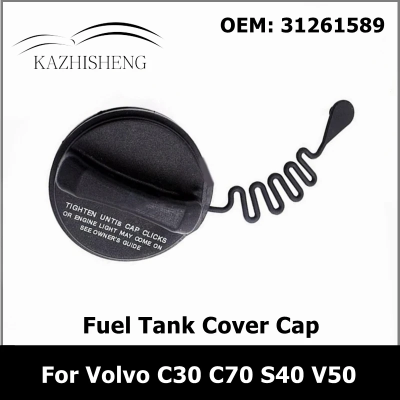 Car Fuel Tank Cover Cap for Volvo C30 C70 S40 V50 31261589 30742325