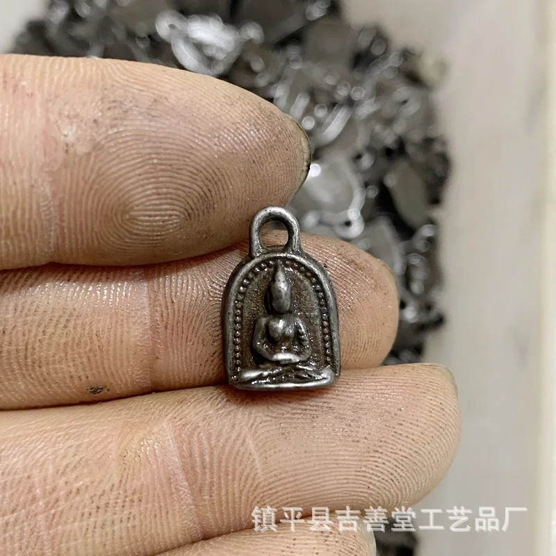 

Tibetan Style Small Element Small Accessories Iron Pendant Buddha Pendant Bracelet Clip Iron Accessories