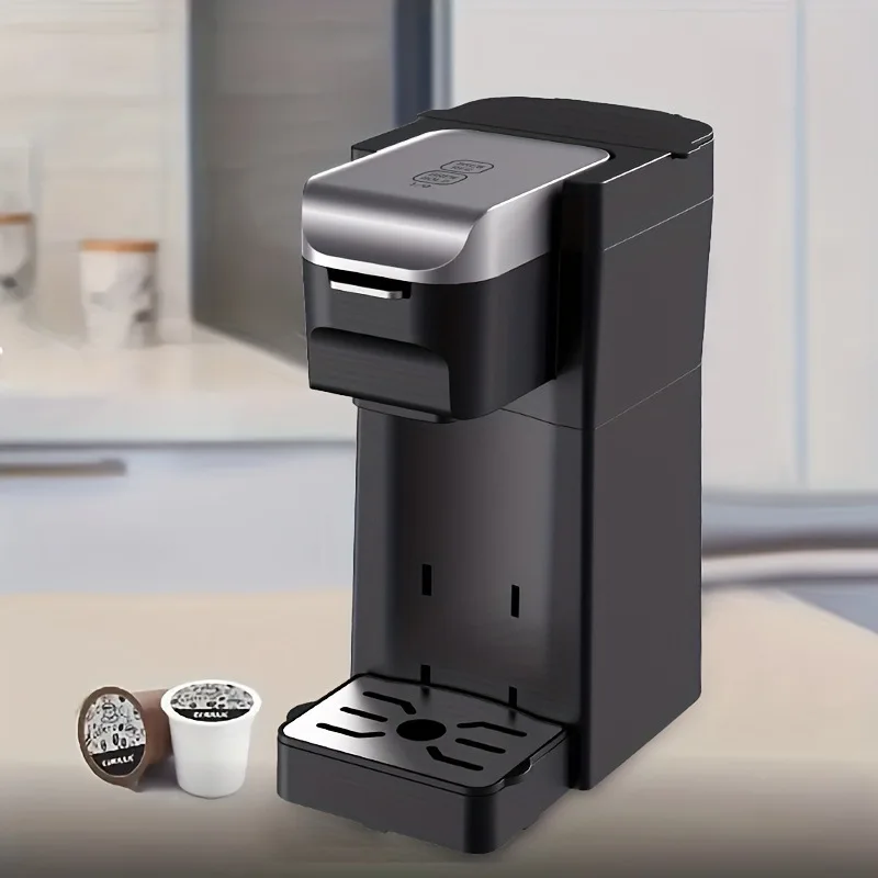 Single Cup Coffee Maker para K-Cup Pods e café moído Brewing, Mini Capacidade, 2 em 1, 5 a 12 oz