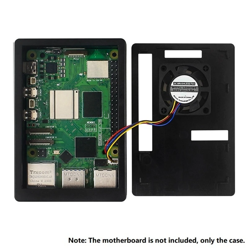 Carcasa de plástico ABS + pantalla táctil de 3,5 pulgadas para Raspberry Pi 5 5B