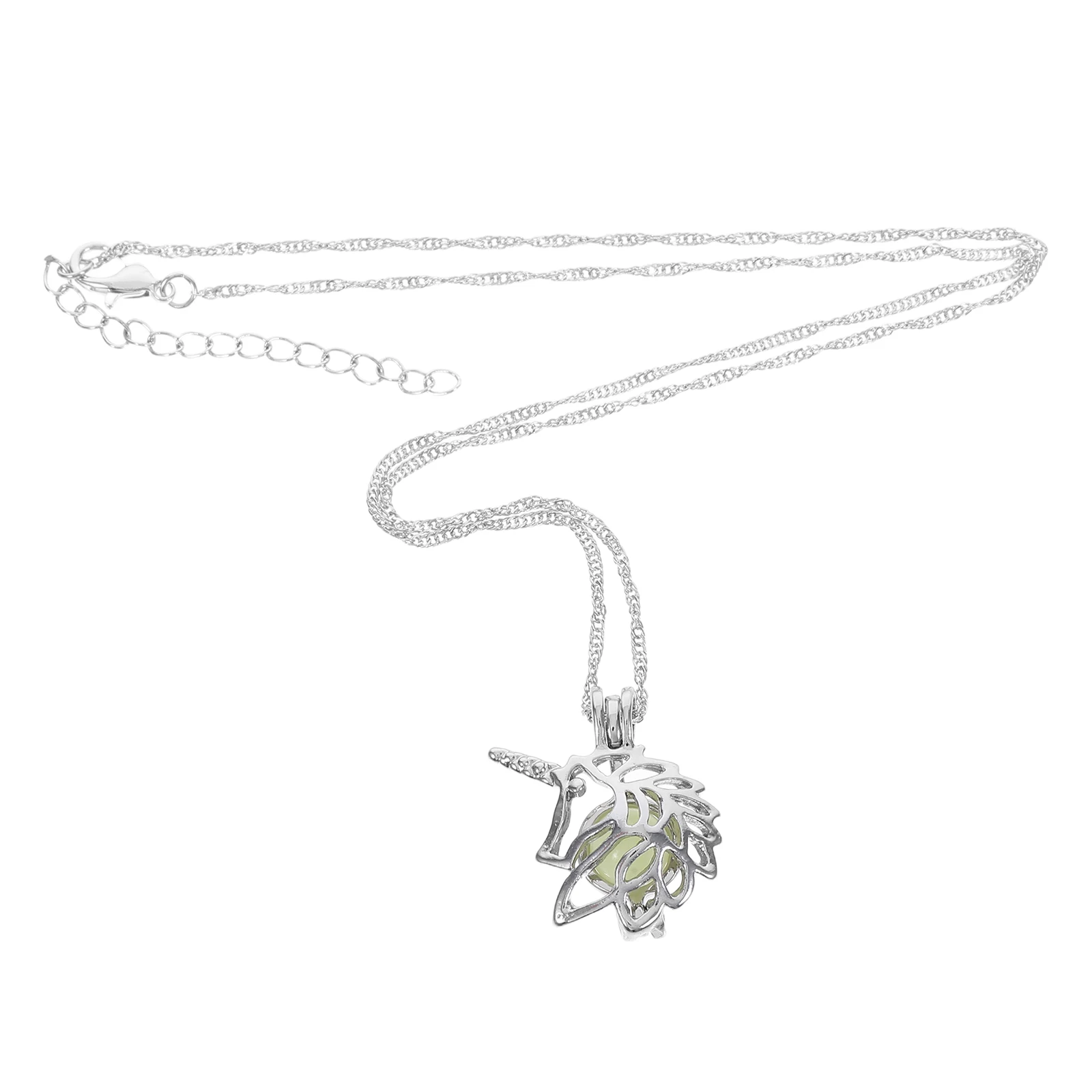 

Unicorn Pendant Necklace Good Luminous Personality Hollow Animal Attractive