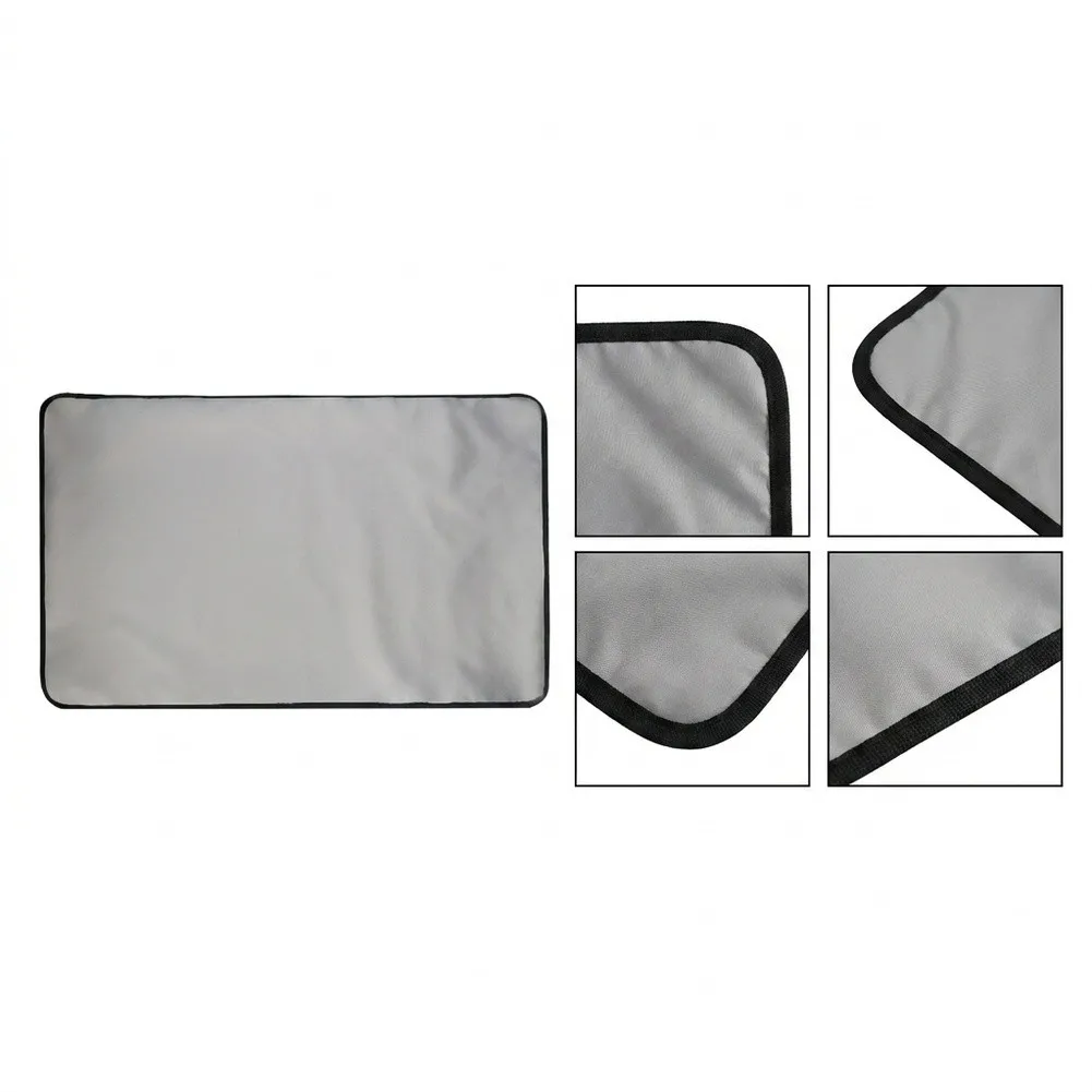 Silicone-Coated Fiberglass Grill Mat Rated for 2000F Heat Resistance for Protecting Decks Patios and Lawns During Grilling