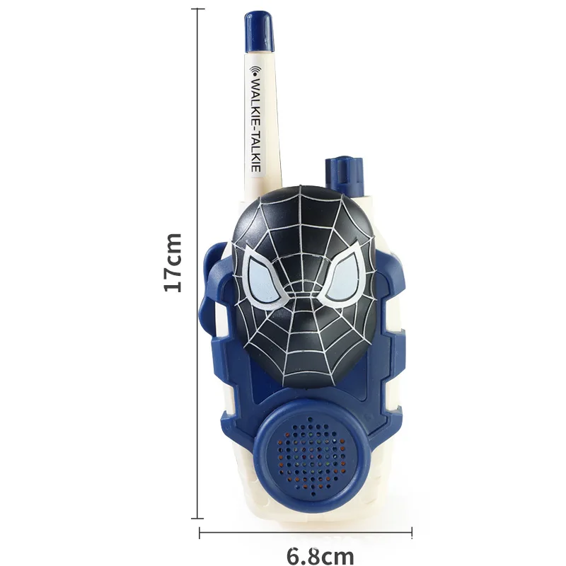 

Spider Man Walkie Talkie Set for Boys No Battery Outdoor Adventure Toy Cosplay Gear No Battery
