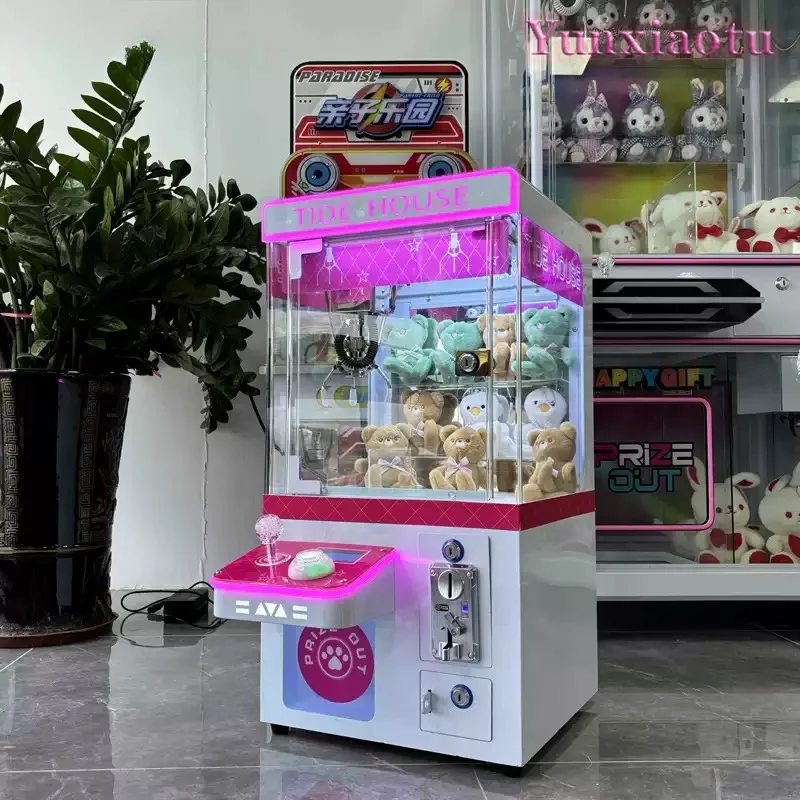 Single Boutique Doll Machine, Doll Grabbing Machine, Household Clip Candy Machine, Mini Small Commercial