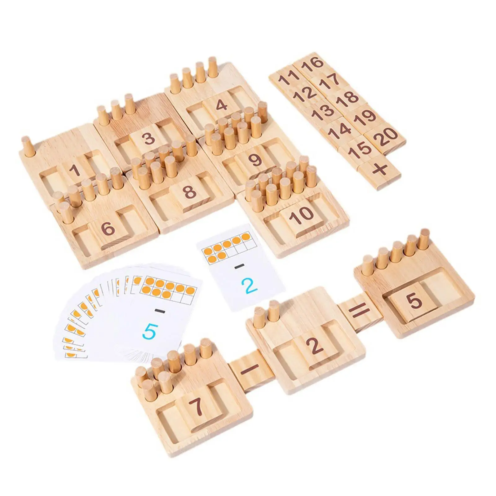 Montessori Mathe-Spiel, Berechnung Mathe Mathe Spielzeug, mathematische Lern mathematik