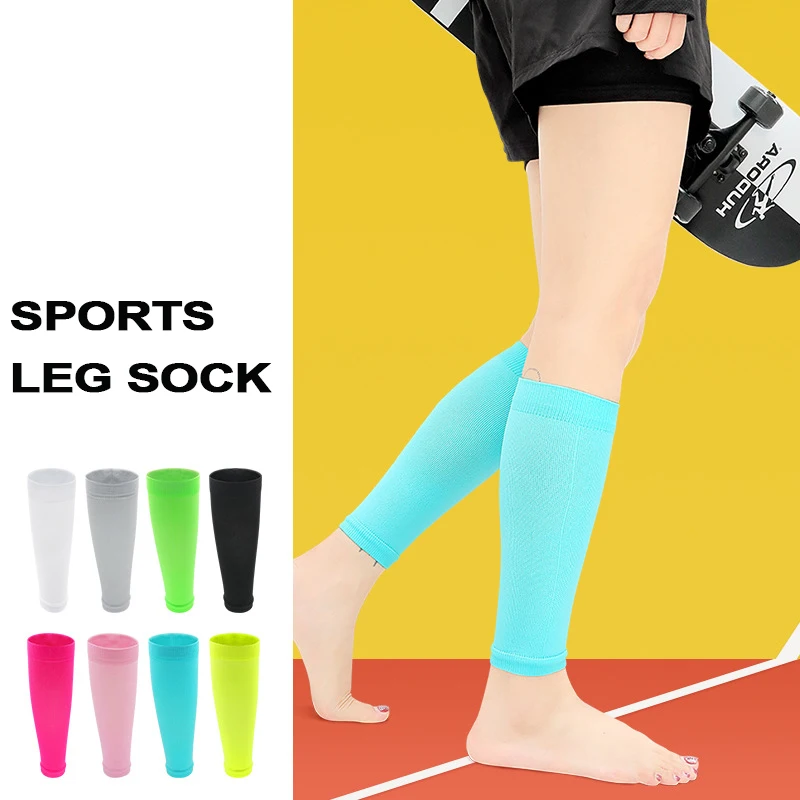 Soccer Football Socks Sleeve Running Badminton Sports Leg Sock Marathon Breathable Compression Calf Socks